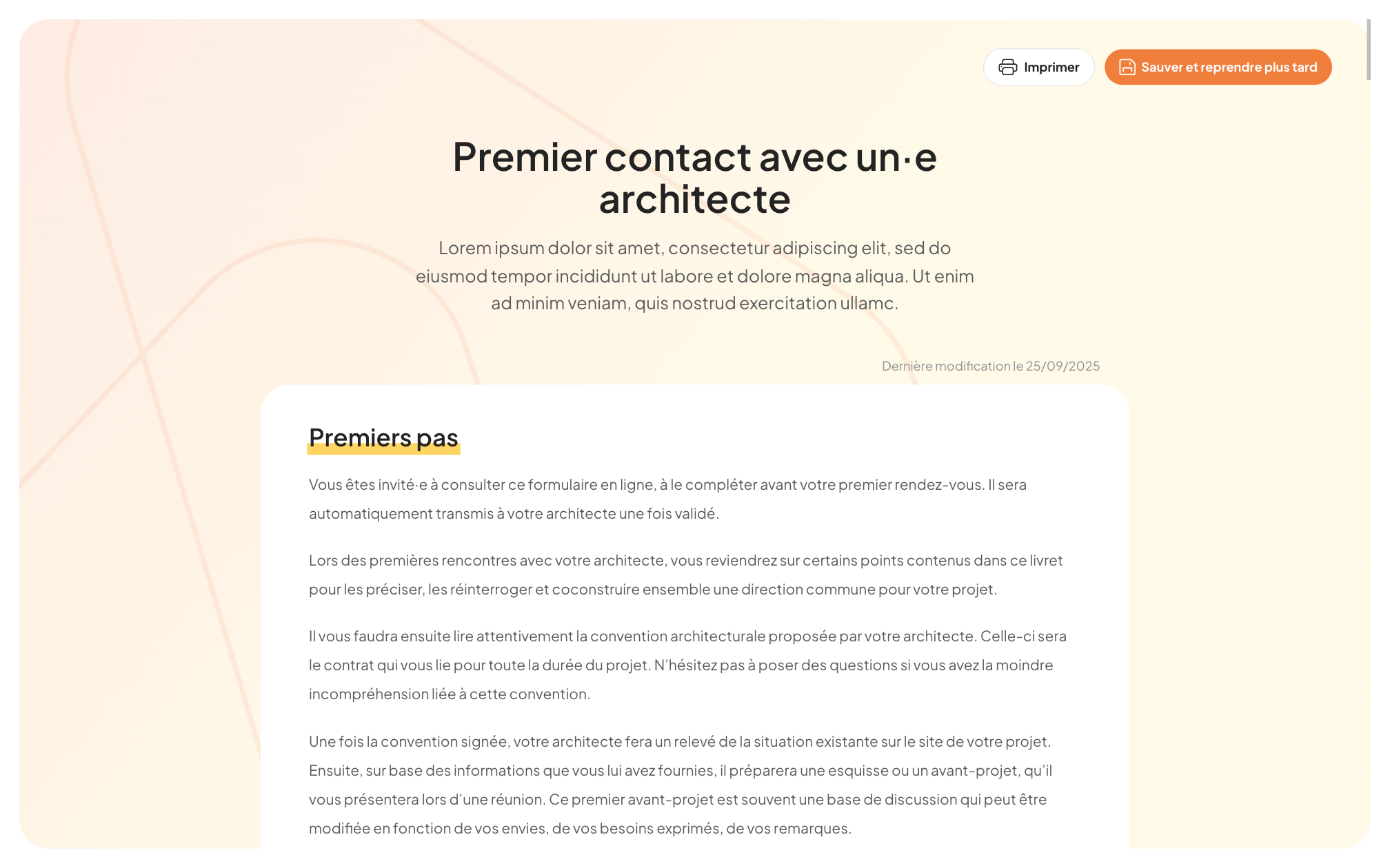 Écran 2: Formulaire de contact